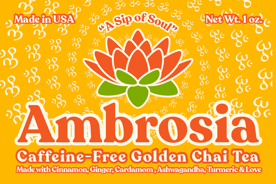 Ambrosia Golden Chai “Smart Tea” (Caffeine-Free Nootropic)
